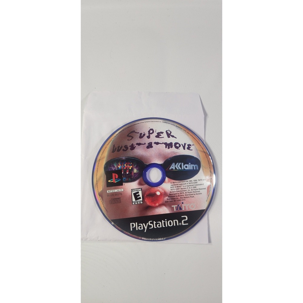 Super Bust-A-Move Sony PlayStation 2 PS2 Game Disc Only SLUS-20115 Taito Acclaim